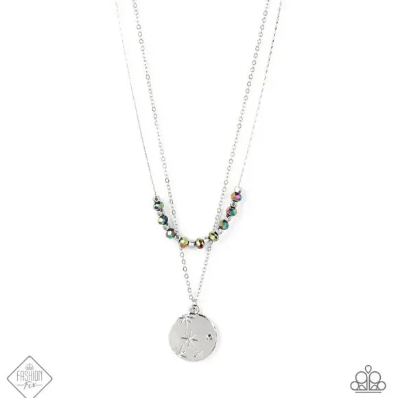 Paparazzi Jewelry - Stunning Supernova & Artificial Starlight Necklace & Earring - Picture 7 of 10